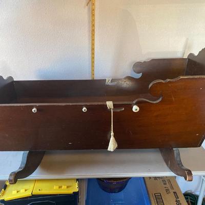 Antique 1940s cradle.