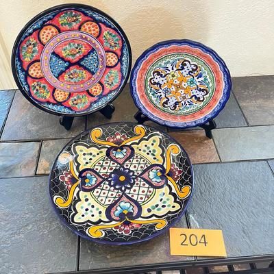 Talavera 3 Plates