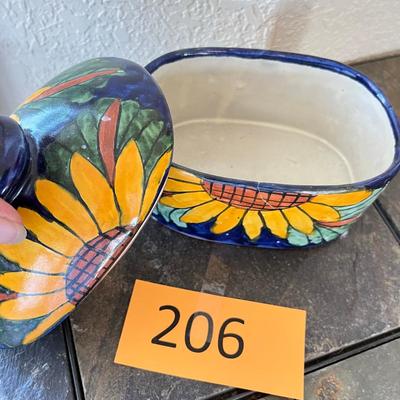 Talavera Sunflower Box