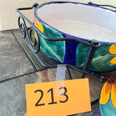Talavera Sunflower Baker