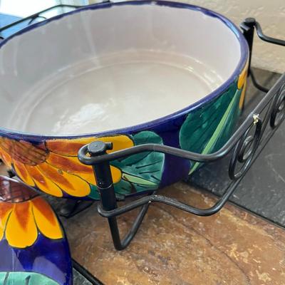 Talavera Sunflower Baker