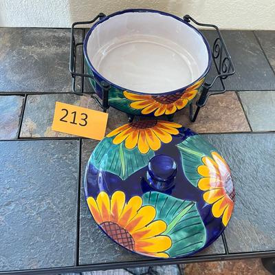 Talavera Sunflower Baker