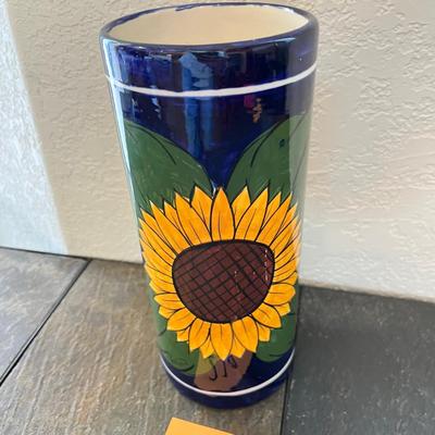 Talavera Sunflower Vase