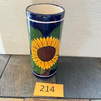 Talavera Sunflower Vase