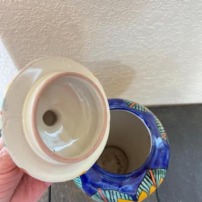 Talavera Sunflower Ginger Jar
