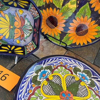 Talavera Plates & Bowl