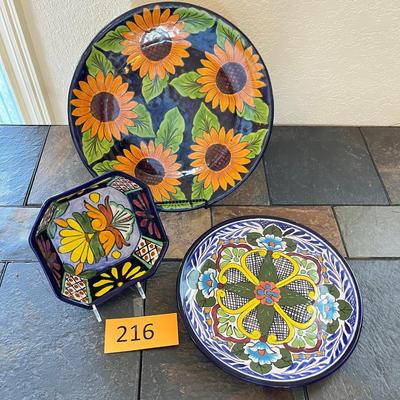 Talavera Plates & Bowl