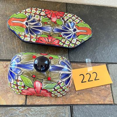 Talavera Butter Dish