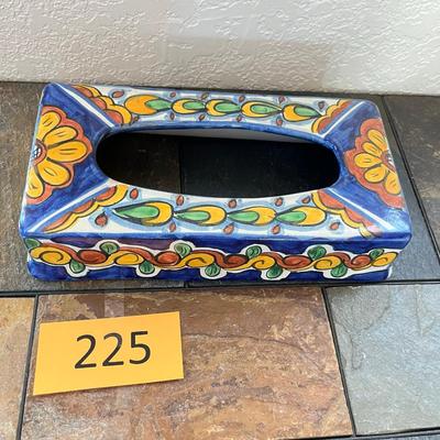 Talavera Tissue Box cover