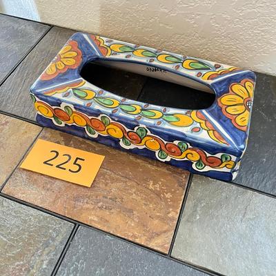 Talavera Tissue Box cover