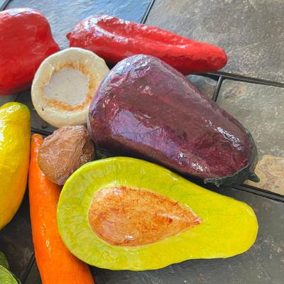 Paper Mache Vegetables