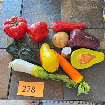 Paper Mache Vegetables