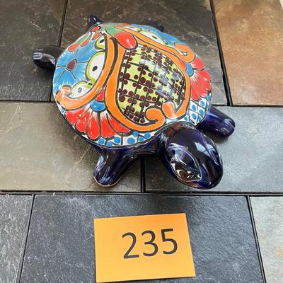 Talavera Turtle Figure
