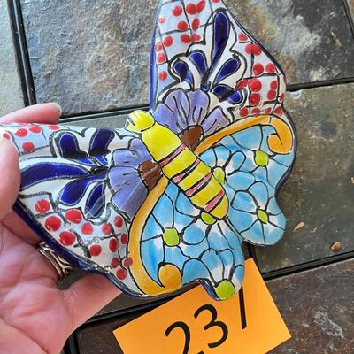 Talavera Potter Butterfly wall decor