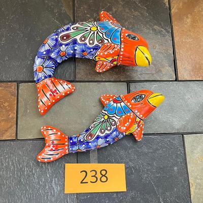 Talavera Pottery Dolphin Wall Hanging