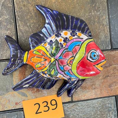 Talavera Pottery Fish Wall Hanging