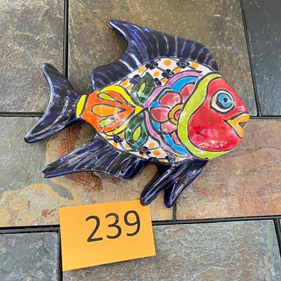 Talavera Pottery Fish Wall Hanging
