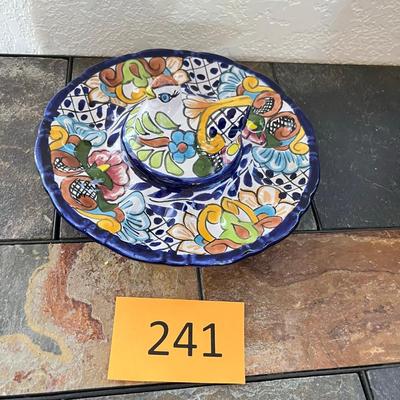 Talavera Pottery Hen on Nest Egg Dish