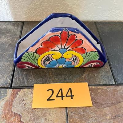 Talavera Pottery Napkin Holder