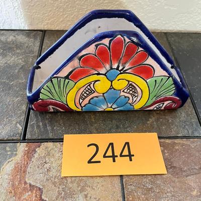 Talavera Pottery Napkin Holder