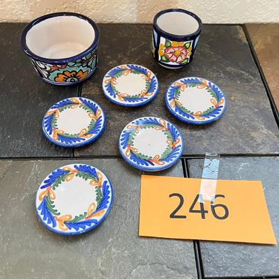 Misc. Talavera Pottery pieces