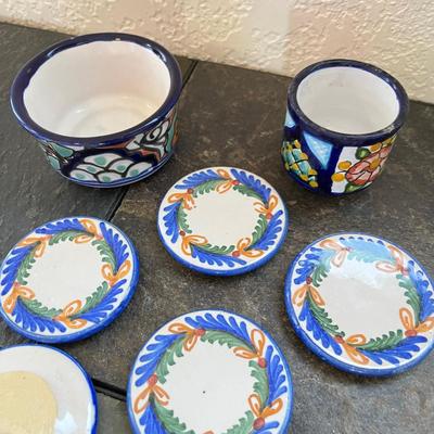 Misc. Talavera Pottery pieces