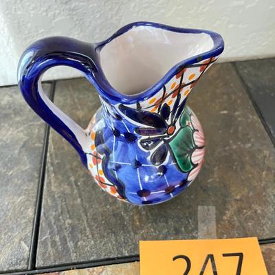 Talavera Pottery Cream Pitcher