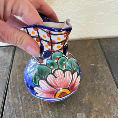 Talavera Pottery Cream Pitcher