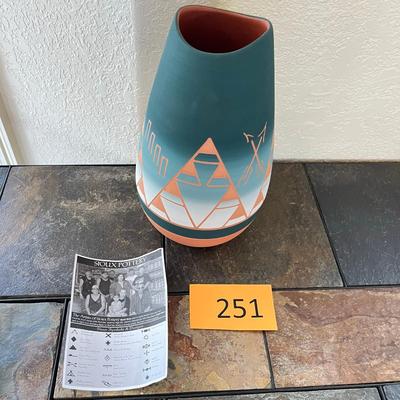 Sioux Pottery Large Vase