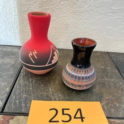 Sioux Pottery Mini Vases