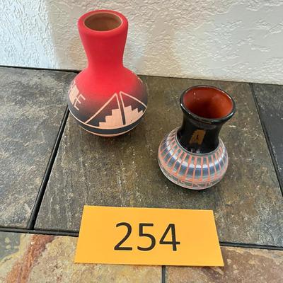 Sioux Pottery Mini Vases