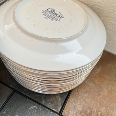 Gibson China White with Gold pinstripe