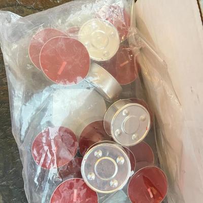 Box of tea lights & candle warmer
