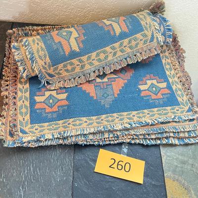 Woven Table Runner & Place mats