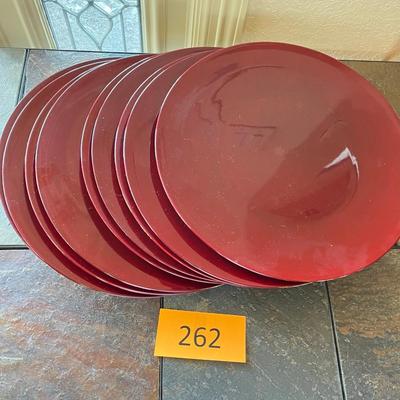 Lot of Plastic Charger Plates
