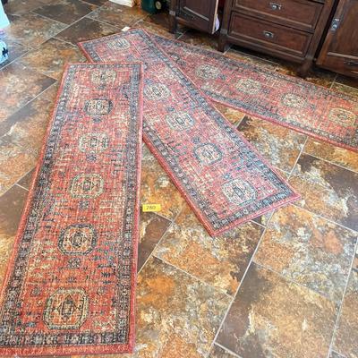 Lot of 3 Carpet runners