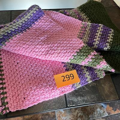 Pink Crochet Throw