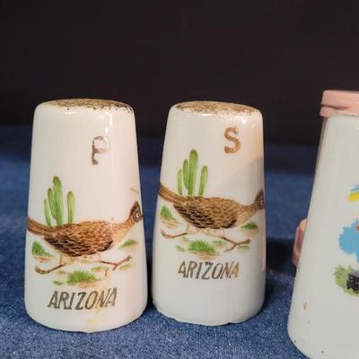 4: States and Travel Salt & Pepper Shakers