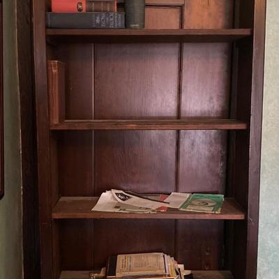 Oak Craftsman style bookcase