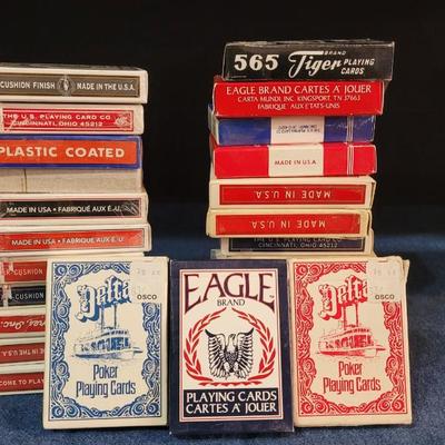 7: Vintage Playing Cards - Many Unopened