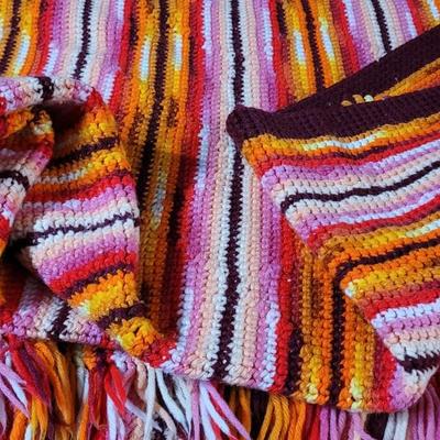 47: Multicolored Afghan Blanket