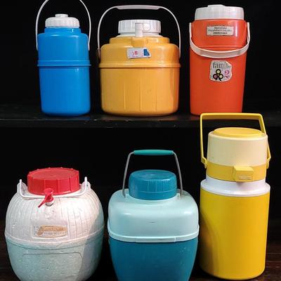 66: Vintage Thermoses & Jugs Lot