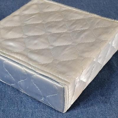 67: Vintage Perfume Tray and Quilted Trinket Box