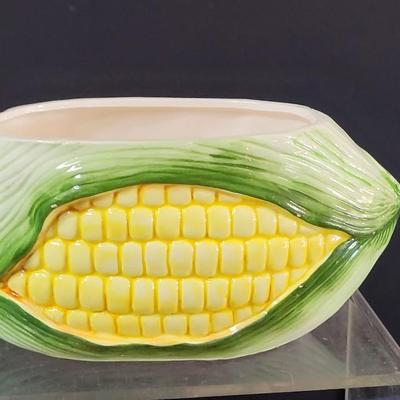75: Vintage Ceramic Corn Dishes Lot