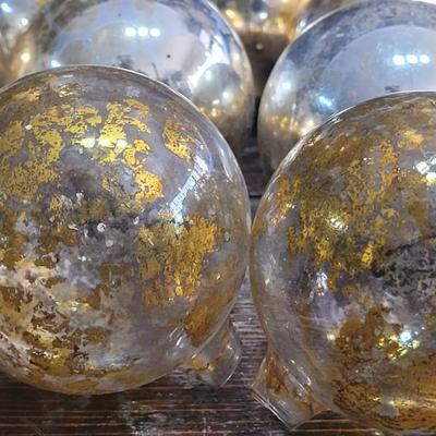 88: Vintage Glass Christmas Ball Ornaments