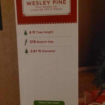 98: 6ft Wesley Pine Non-lite Tree #2