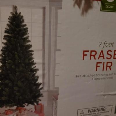 99: 7ft Fraser Fir Unlite Christmas Tree