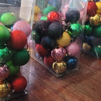 115: Shatter Resistant Multicolored Ornaments