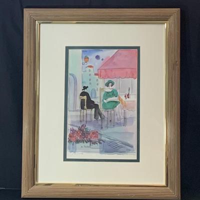LOT 69R: Framed & Signed Leider Lithograph , Limited Edition