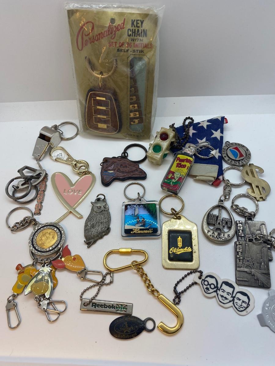 LOT 103: Vintage Keychain Lot | EstateSales.org